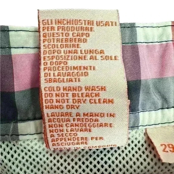 Sundek  Men's Nylon Classic Plaid Swim Shorts - Picture 6 of 6